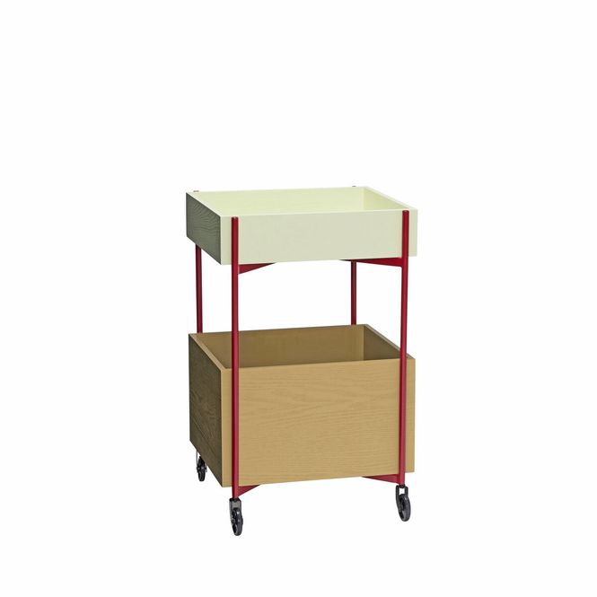 Hovedbilde Hübsch Fresh Trillebord FSC Kakhi / Burgunder