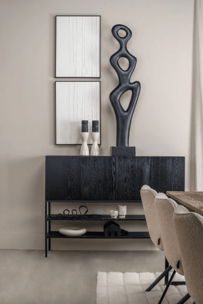 Trend Collection Dawson Skjenk Svart 145 x 35 x 107 cm