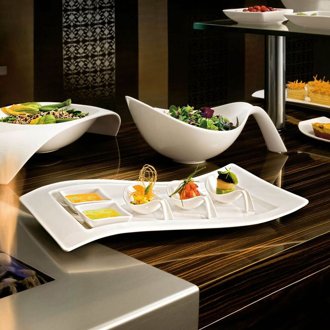 Hovedbilde Villeroy & Boch New Wave Serveringsfat 49x30 cm