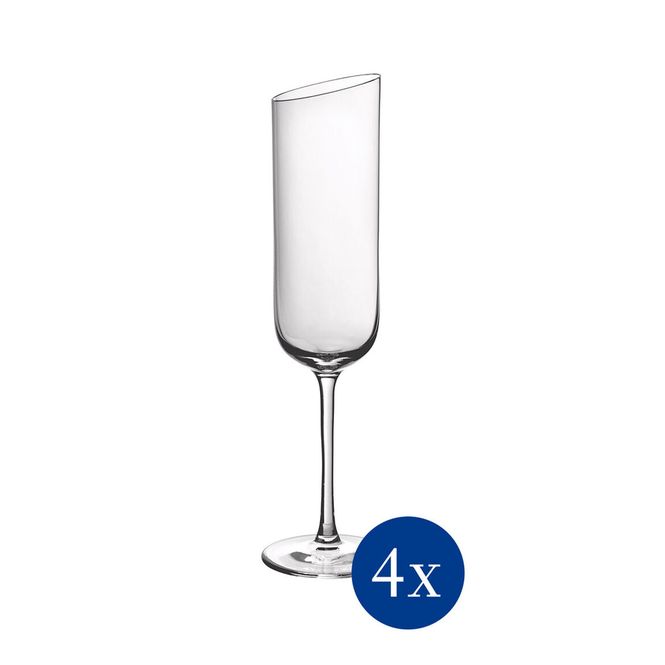 Hovedbilde Villeroy & Boch NewMoon Champagneglass 17 cl 4 ...