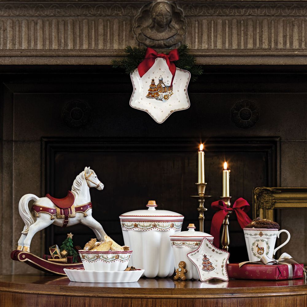 Villeroy & Boch Winter Bakery stjernebolle pepperkakehus