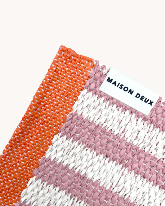Hovedbilde Maison Deux Stripe Bubble Gum Teppe 70x200