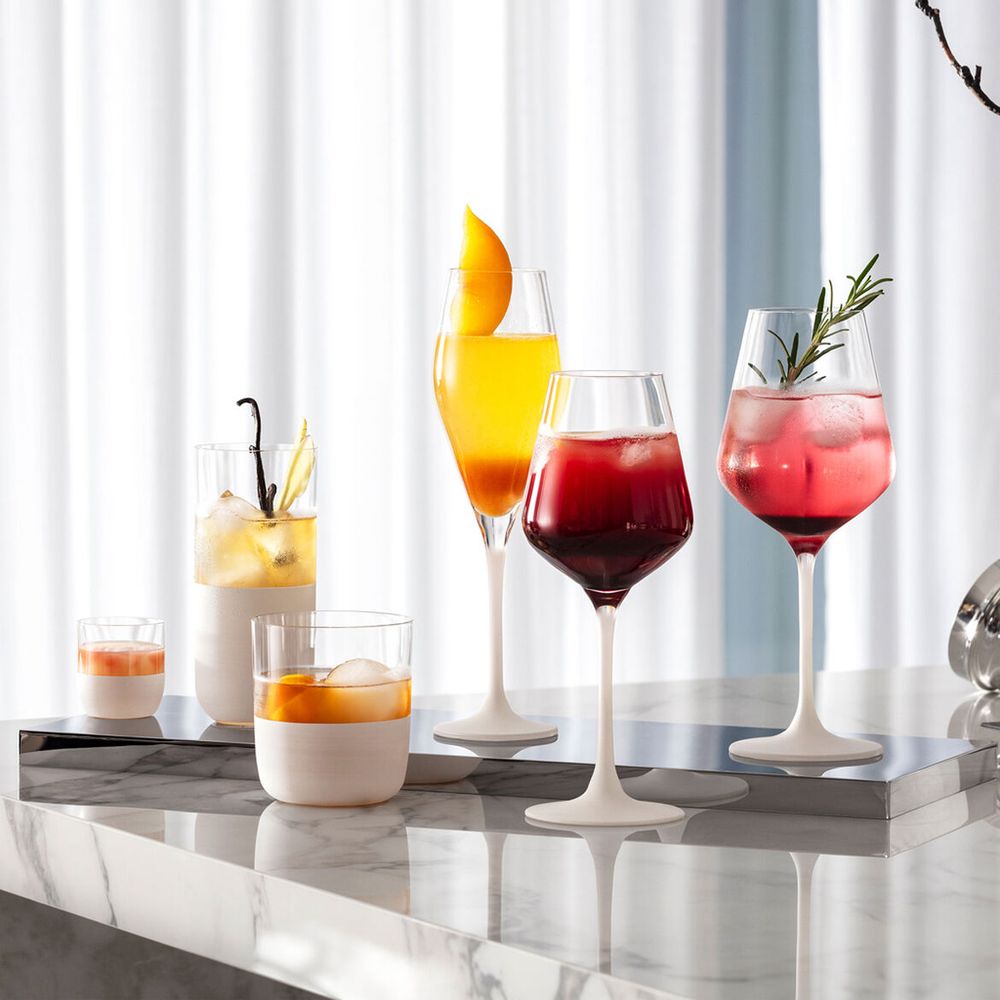 Villeroy & Boch Manufacture Rock Blanc Longdrinkglass 4-pk