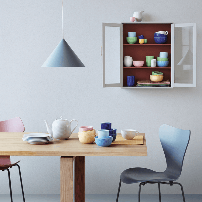 Hovedbilde Lyngby Porcelæn Rhombe Color Skål Rosa Ø11 cm