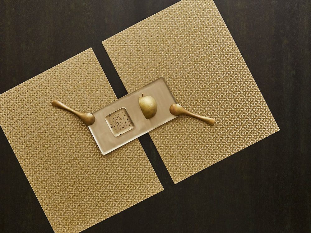 Chilewich Spisebrikke Origami Pearl 4stk