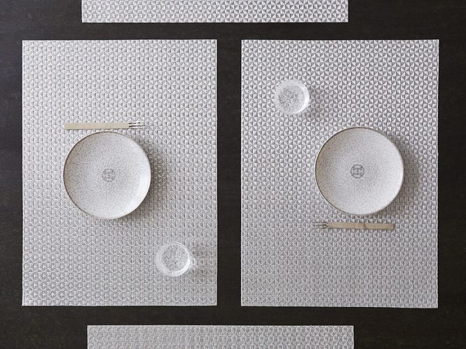 Hovedbilde Chilewich Origami Spisebrikke Isgrå 4 stk