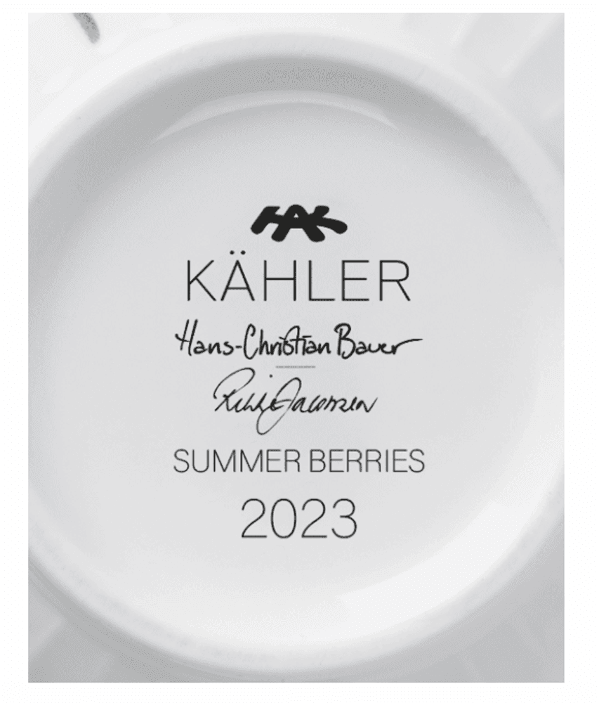 Kähler Hammershøi Summer Krus 33 cl, Summer Berries