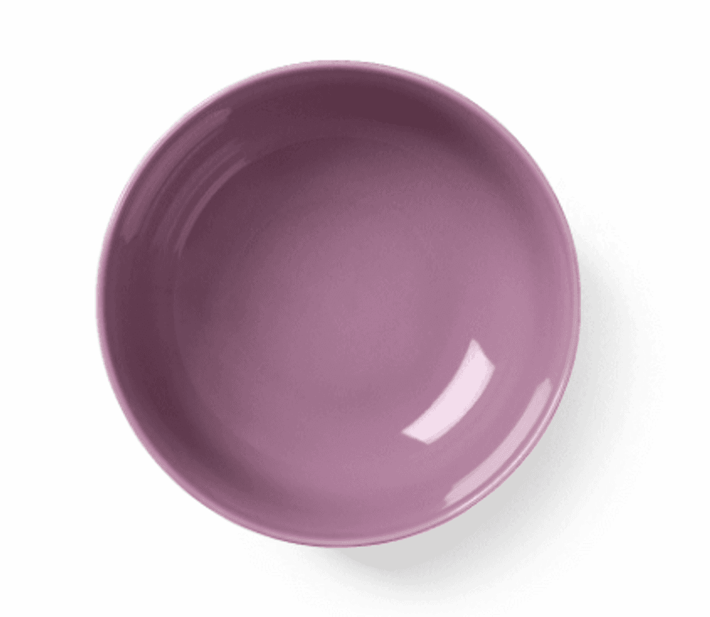 Lyngby Porcelæn Rhombe Color Skål Lilla Ø15.5 cm