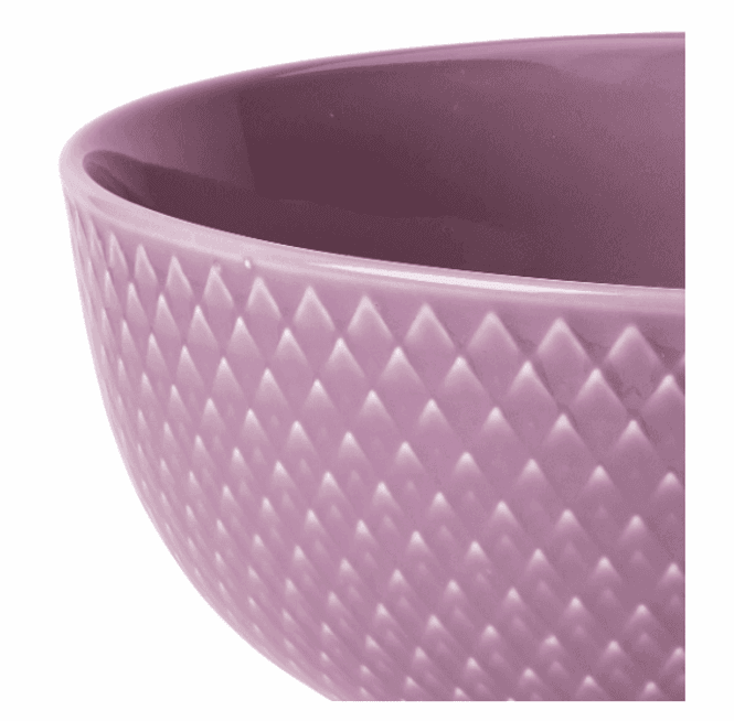 Hovedbilde Lyngby Porcelæn Rhombe Color Skål Lilla Ø15.5 cm