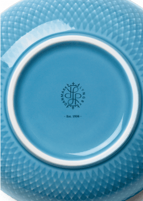 Hovedbilde Lyngby Porcelæn Rhombe Skål 15.5 cm Blå.