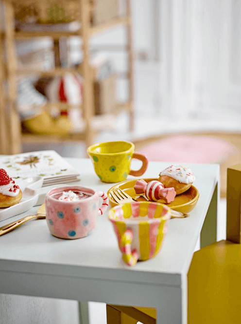 Hovedbilde Bloomingville MINI Nini kopp gul stoneware