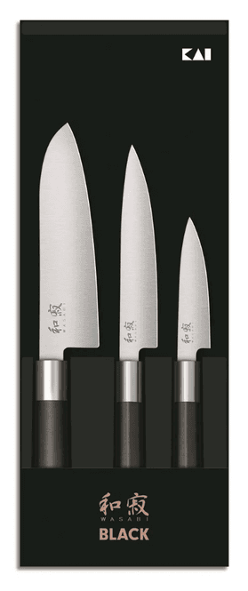 Hovedbilde KAI Wasabi Black Knivsett (6710P, 6715U, 6716S)