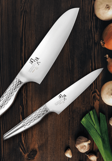 Hovedbilde KAI Shoso santokukniv olivenslipt (16,5 cm)