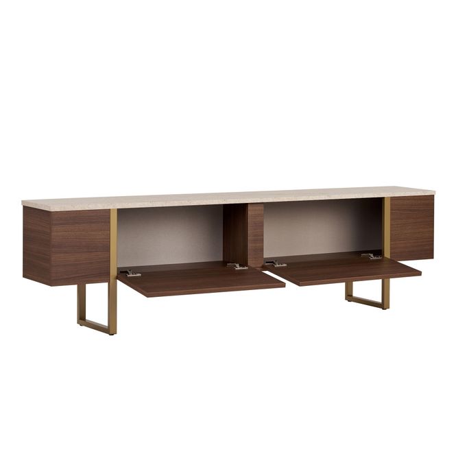 Hovedbilde Nordure Onera TV-benk – Travertine / Milano ...