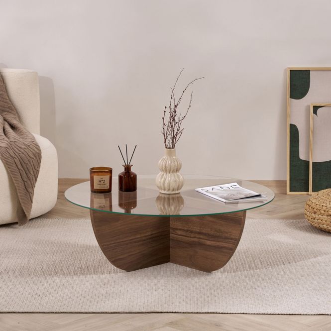 Hovedbilde Nordure Liya sofabord – Venezia Walnut