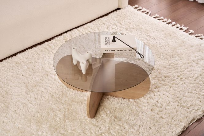 Hovedbilde Nordure Aeris sofabord – Sapphire Oak / Fume