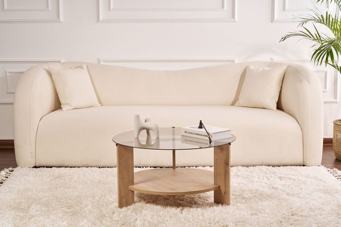 Hovedbilde Nordure Clara sofabord – Sapphire Oak / Fume