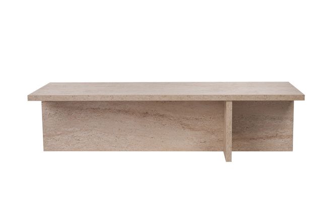Hovedbilde Nordure Harbor sofabord – Travertine