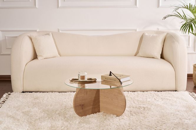 Hovedbilde Nordure Aeris sofabord – Sapphire Oak / ...