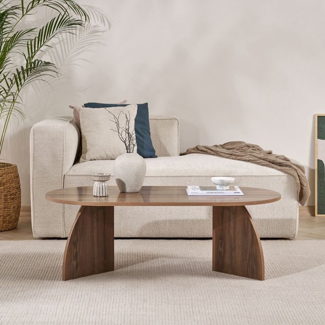 Hovedbilde Nordure Melina sofabord – Venezia Walnut