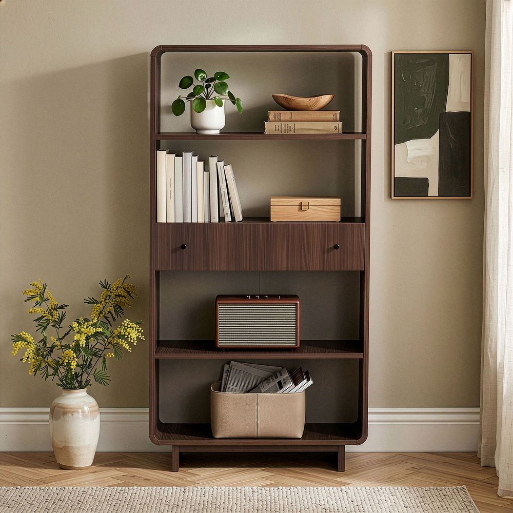 Nordure Senza bokhylle – Milano Walnut