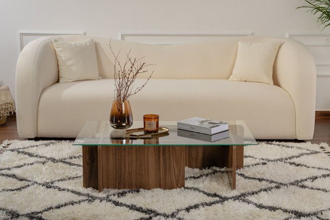 Hovedbilde Nordure Flavio sofabord – Venezia Walnut
