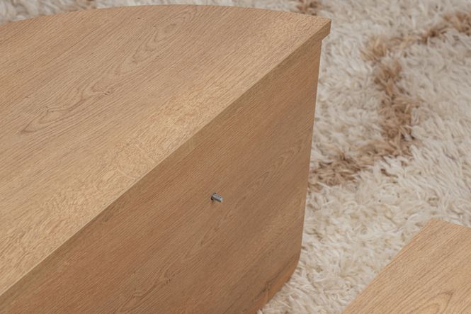 Hovedbilde Nordure Orion sofabord – Honey Oak