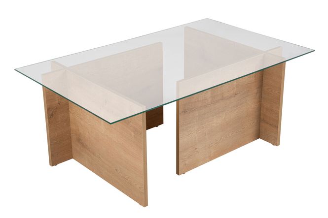 Hovedbilde Nordure Vetrino sofabord – Honey Oak