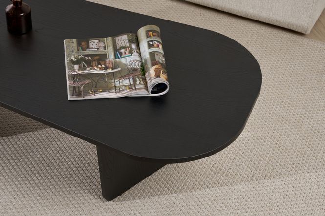 Hovedbilde Nordure Ovalis sofabord – Wood Black