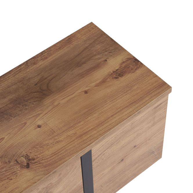 Hovedbilde Nordure Onera TV-benk – Atlantic Pine / svart