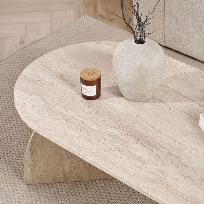 Hovedbilde Nordure Melina sofabord – Travertine