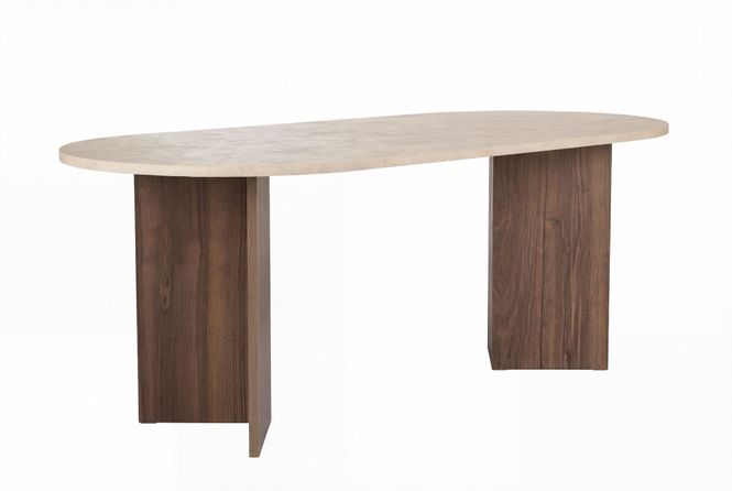 Hovedbilde Nordure Sabella spisebord – Travertine/Venezia ...