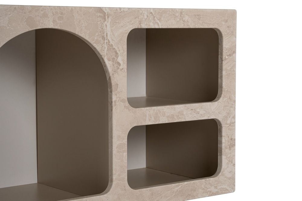 Nordure Ferlis konsollbord – Travertine / Traverten Marble / Sandstone