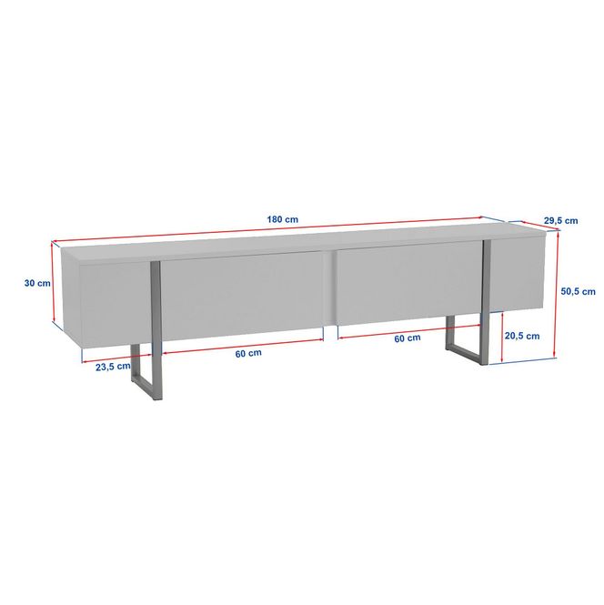 Hovedbilde Nordure Onera TV-benk – Wood Black/svart