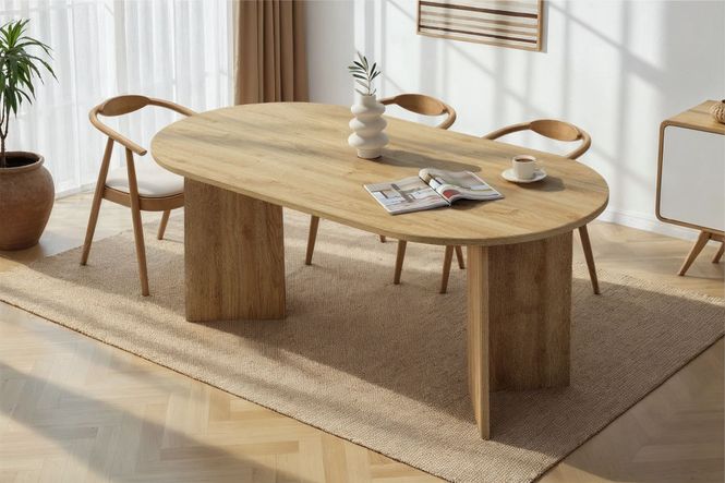 Hovedbilde Nordure Sablin spisebord – Cadiz Oak