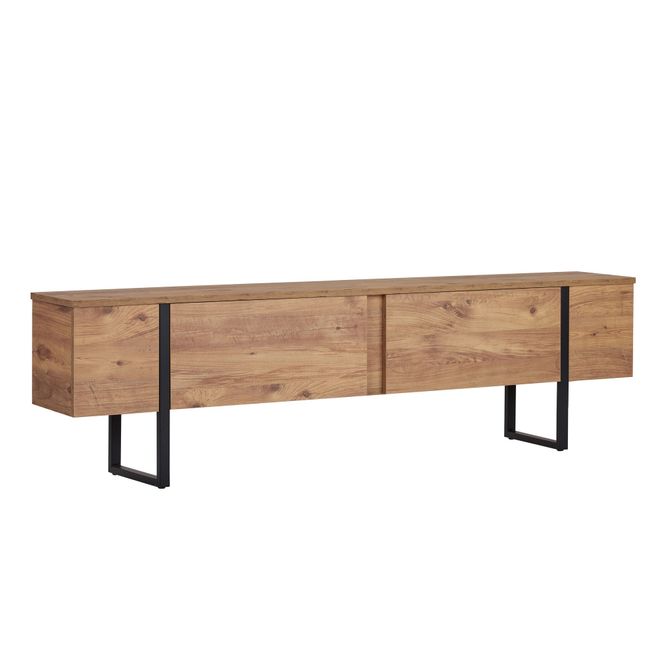 Hovedbilde Nordure Onera TV-benk – Atlantic Pine / svart