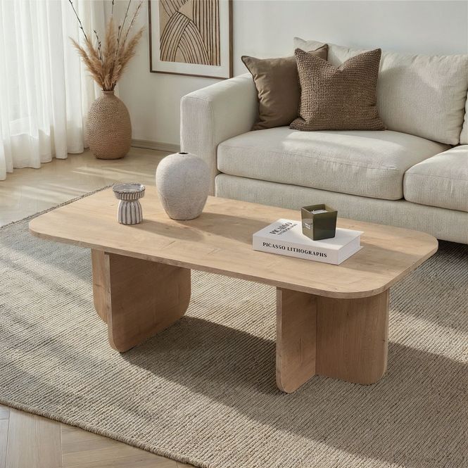 Hovedbilde Nordure Akira sofabord – Sapphire Oak