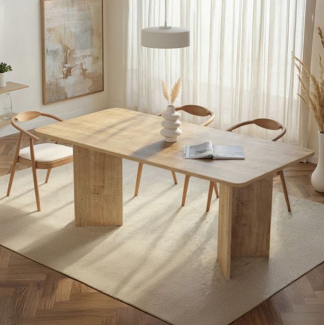 Hovedbilde Nordure Linza spisebord – Honey Oak