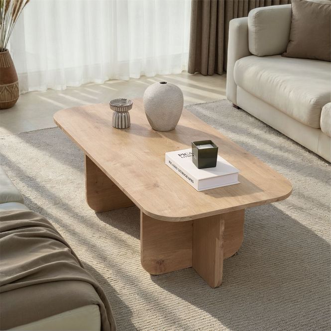 Hovedbilde Nordure Akira sofabord – Sapphire Oak
