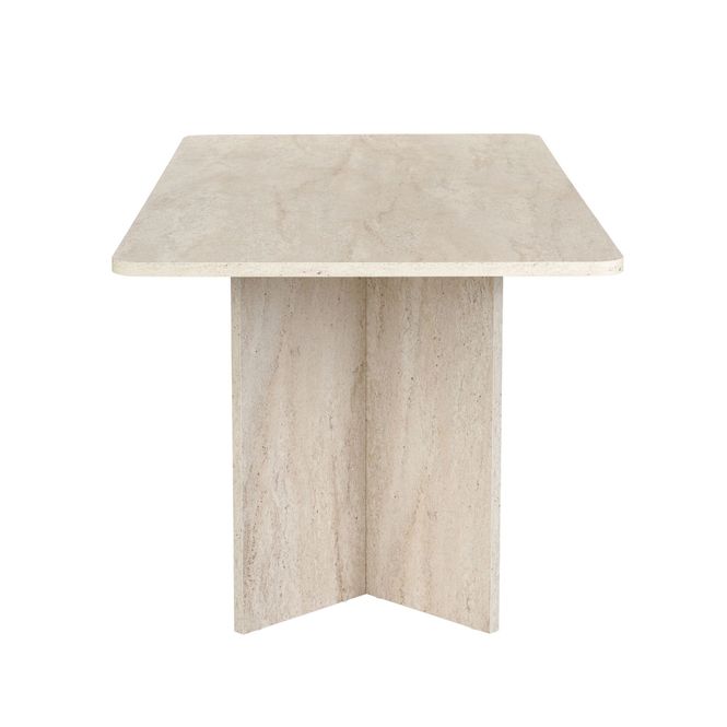 Hovedbilde Nordure Linza spisebord – Travertine