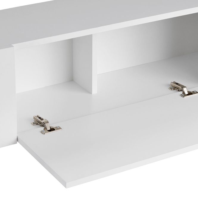 Hovedbilde Nordure Nexus TV-benk – hvit / gull