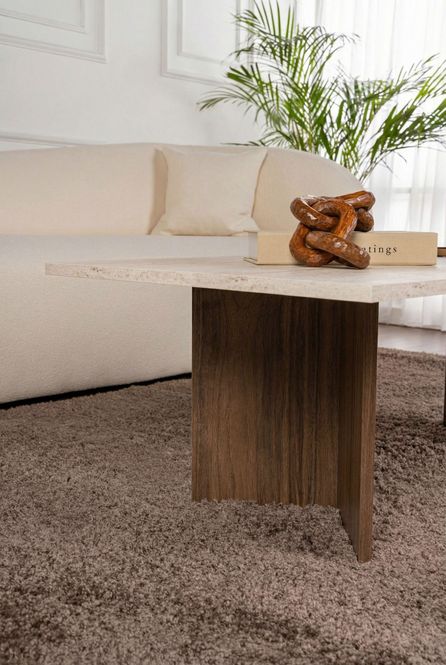 Hovedbilde Nordure Sabin sofabord – Travertine / Venezia ...