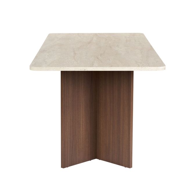 Hovedbilde Nordure Linza spisebord – Travertine / Milano ...