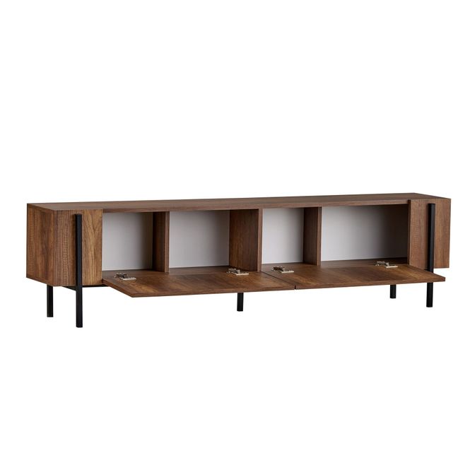 Hovedbilde Nordure Nexus TV-benk – Barok Walnut / svart