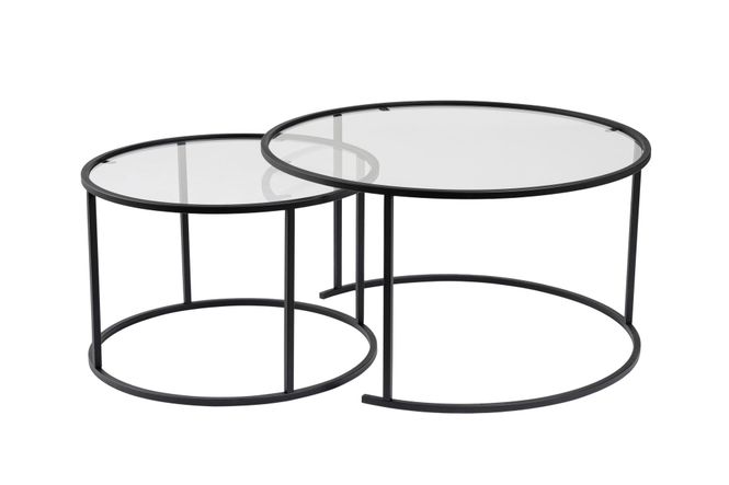 Hovedbilde Nordure Aurum sofabordsett – 80 / 60 / svart / ...