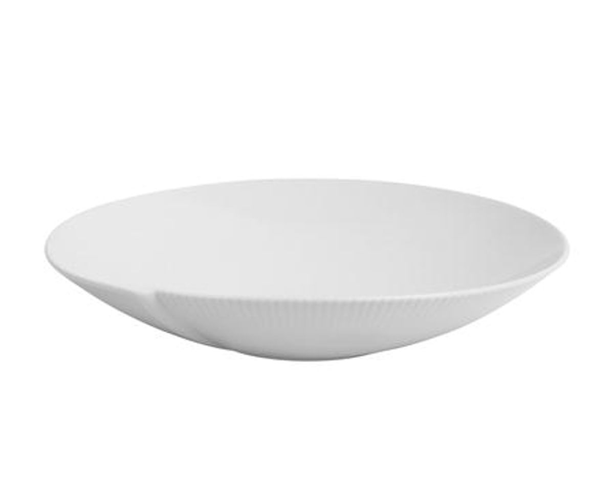 Pillivuyt Canopée tallerken dyp hvit - 26 cm