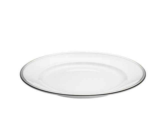 Hovedbilde Pillivuyt Bistro tallerken hvit/sølv - 18 cm