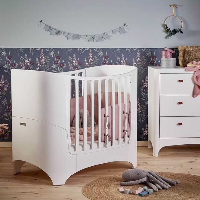 Hovedbilde Leander Classic Kantbeskyttelse til Babyseng rosa