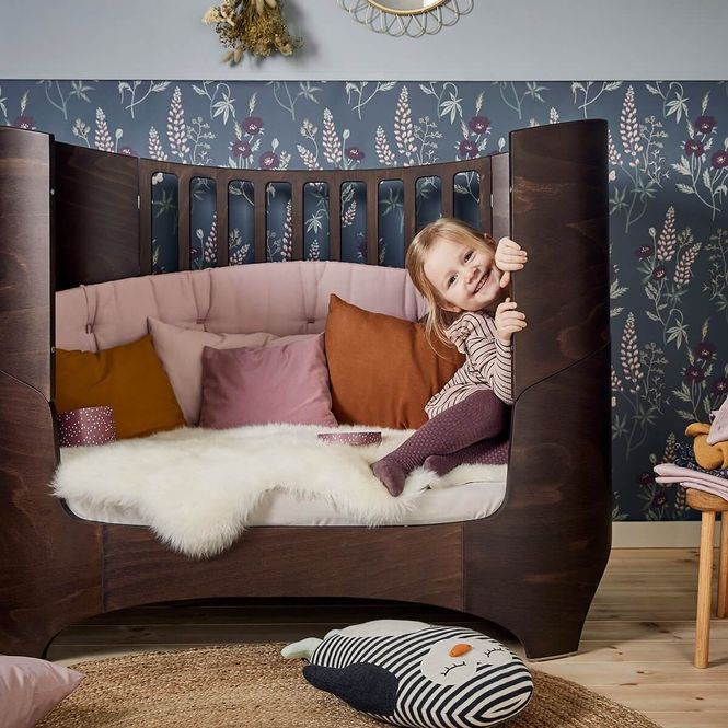 Hovedbilde Leander Classic Kantbeskyttelse til Babyseng rosa