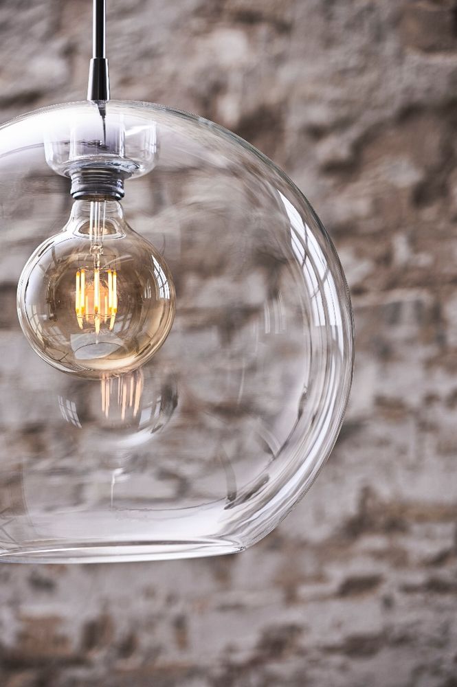 Belid Gloria Oppheng E27 Messing og Svart Kabel